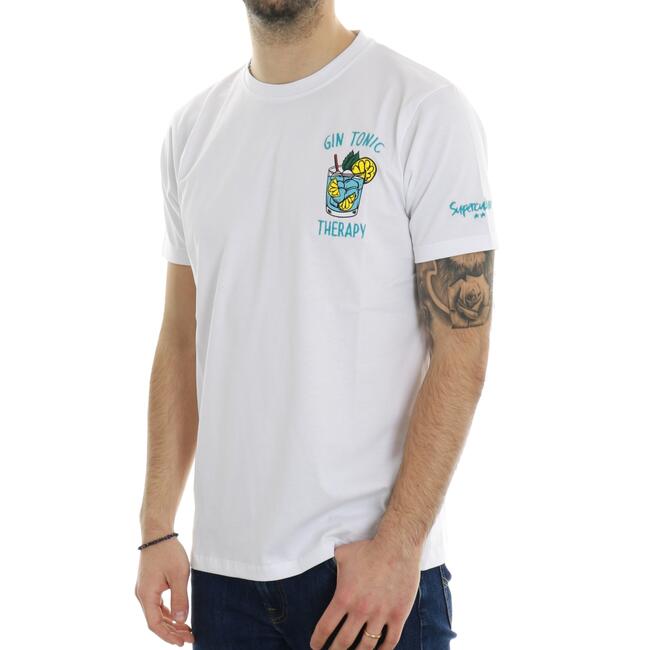 T-SHIRT GIN TONIC THERAPY SUPERCULTURE - Mad Fashion | img vers.650x/